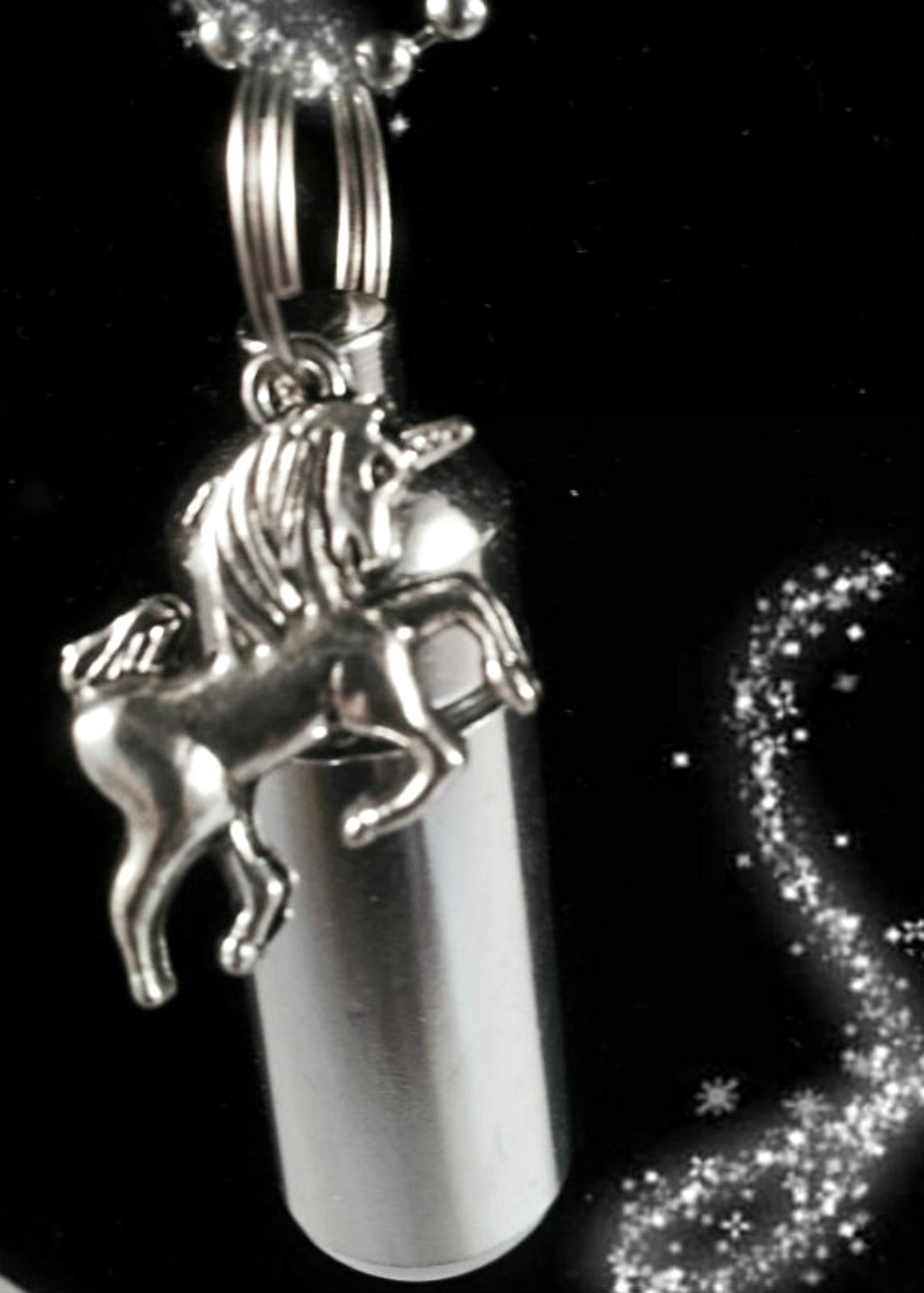 Special Set of TEN Silver CREMATION URN Keepsakes with Unicorn - Urn Jewelry, Ashes Keepsake, Pet Urn, Urn For Human Ashes, Personalized Urn