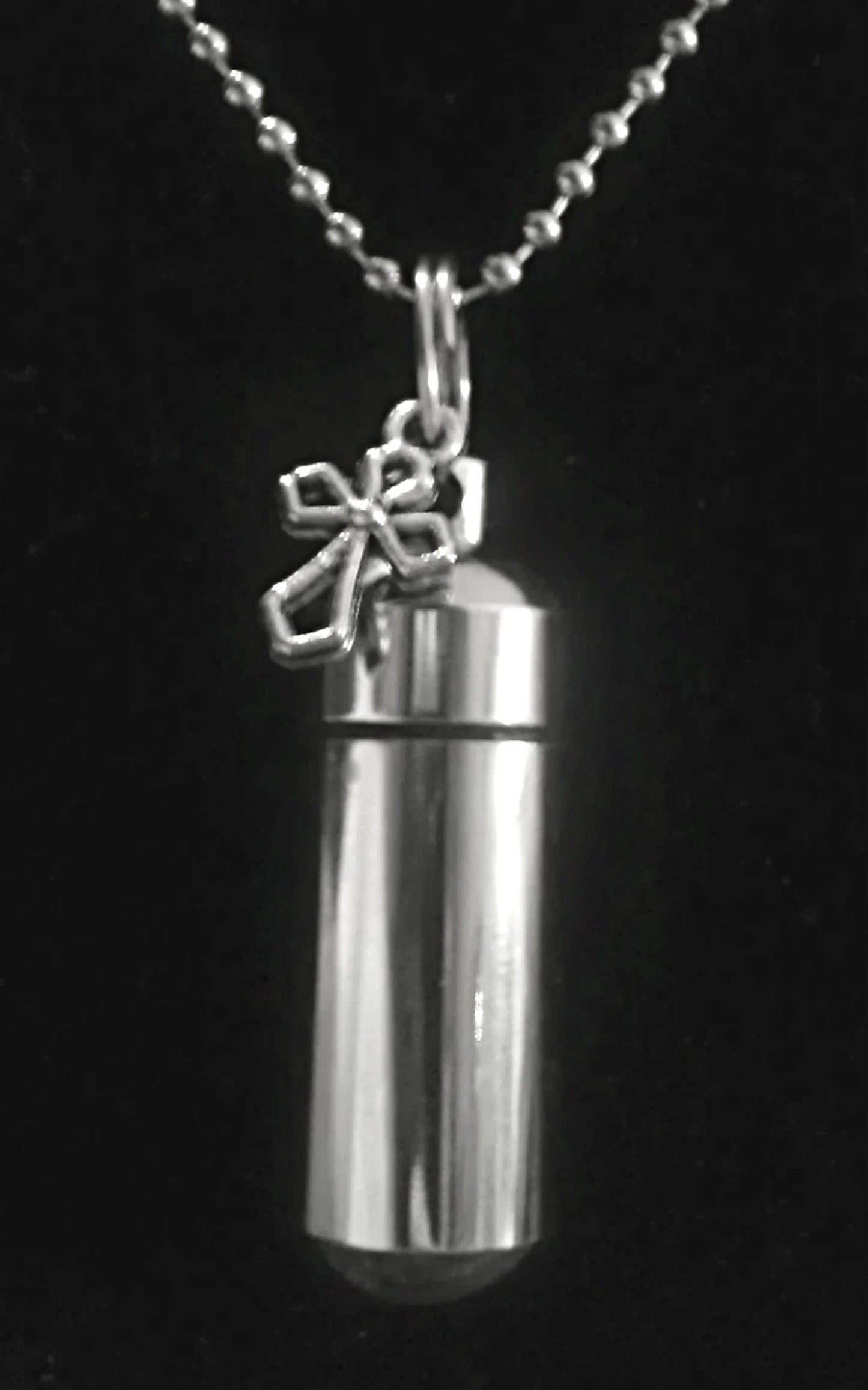 Set of Ten Silver CREMATION URN NECKLACES with Antique Cross, Mourning Jewelry, Ashes Necklace, Urn Keepsakes, Pet Urn, Child Urn, Ashes Urn
