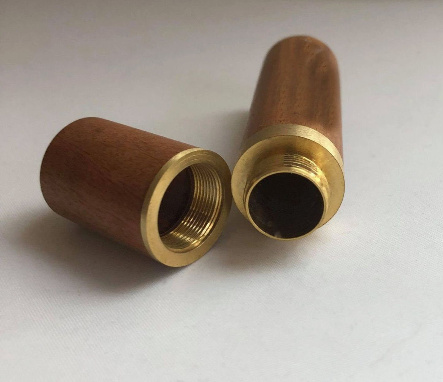 Five ENGRAVED "You are always in my heart" Rosewood Cremation Urns / Scattering Tubes - Fits in Pocket/Purse, TSA Compliant, Very Secure