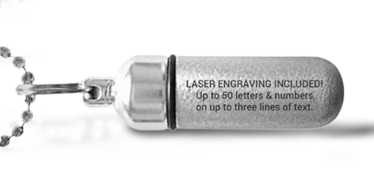 Set of FIVE Brushed Silver CUSTOM ENGRAVED Motorcycle Cremation Necklaces - Memorial Jewelry, Ashes, Jewelry, Urn Necklace, Personalized Urn