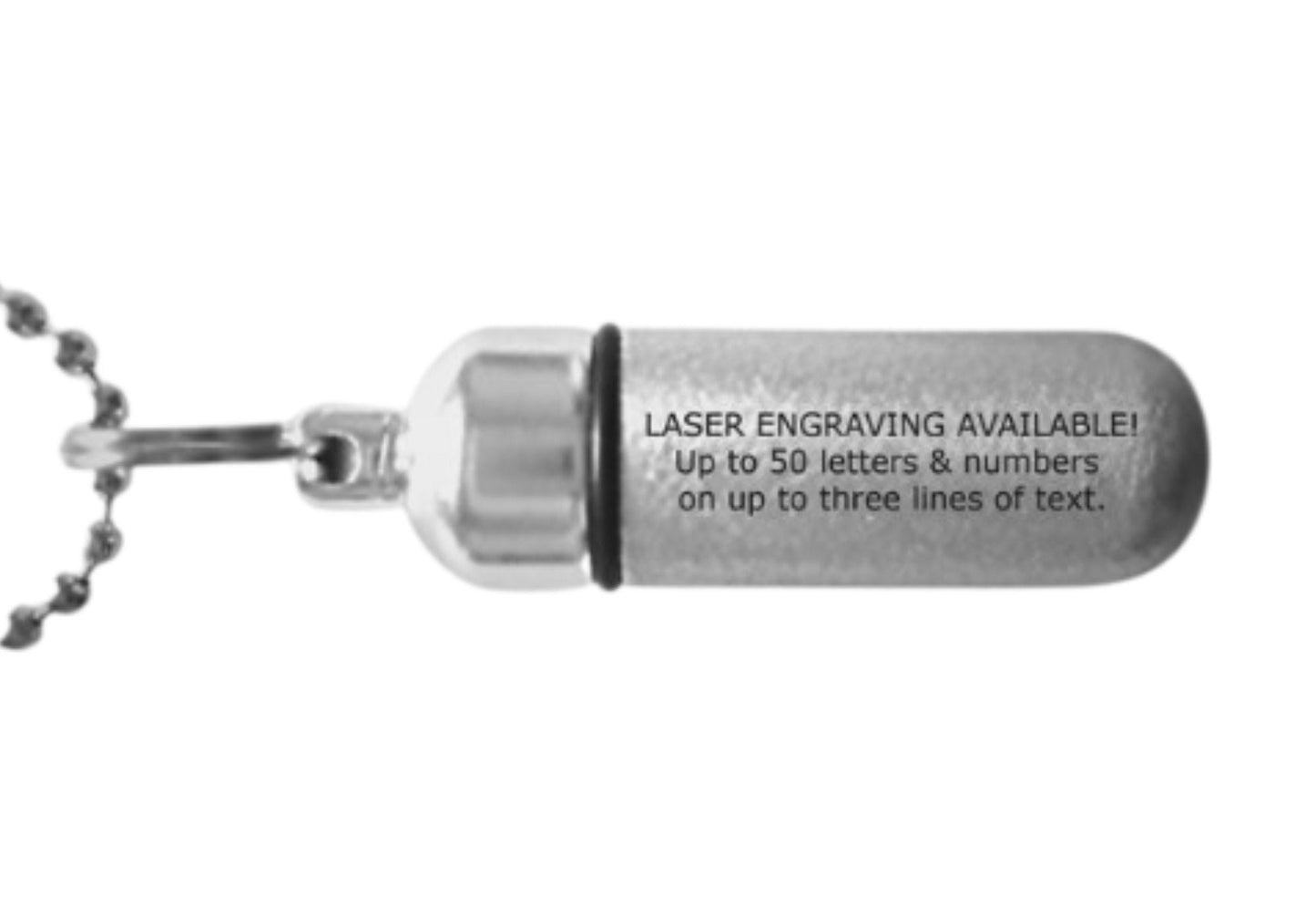 Silver Camper/RV/Trailer CREMATION URN on Swivel Stainless Steel Keychain - Memorial Jewelry, Ashes Keepsake, Pet Urn