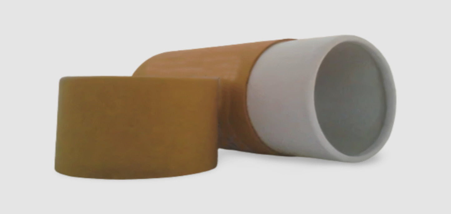Eco-Friendly Cremation Urn Scattering Tube w/Telescopic Lid - Natural/Biodegradable - Style "Blank"