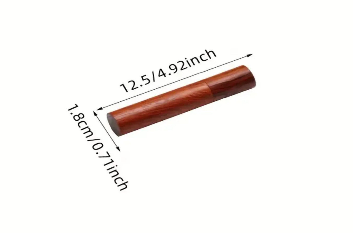 Custom Engravable Eco-Friendly Natural Acacia Cremation Urn Scattering Tube w/Telescopic Lid - Biodegradable, TSA Compliant - Human/Pet