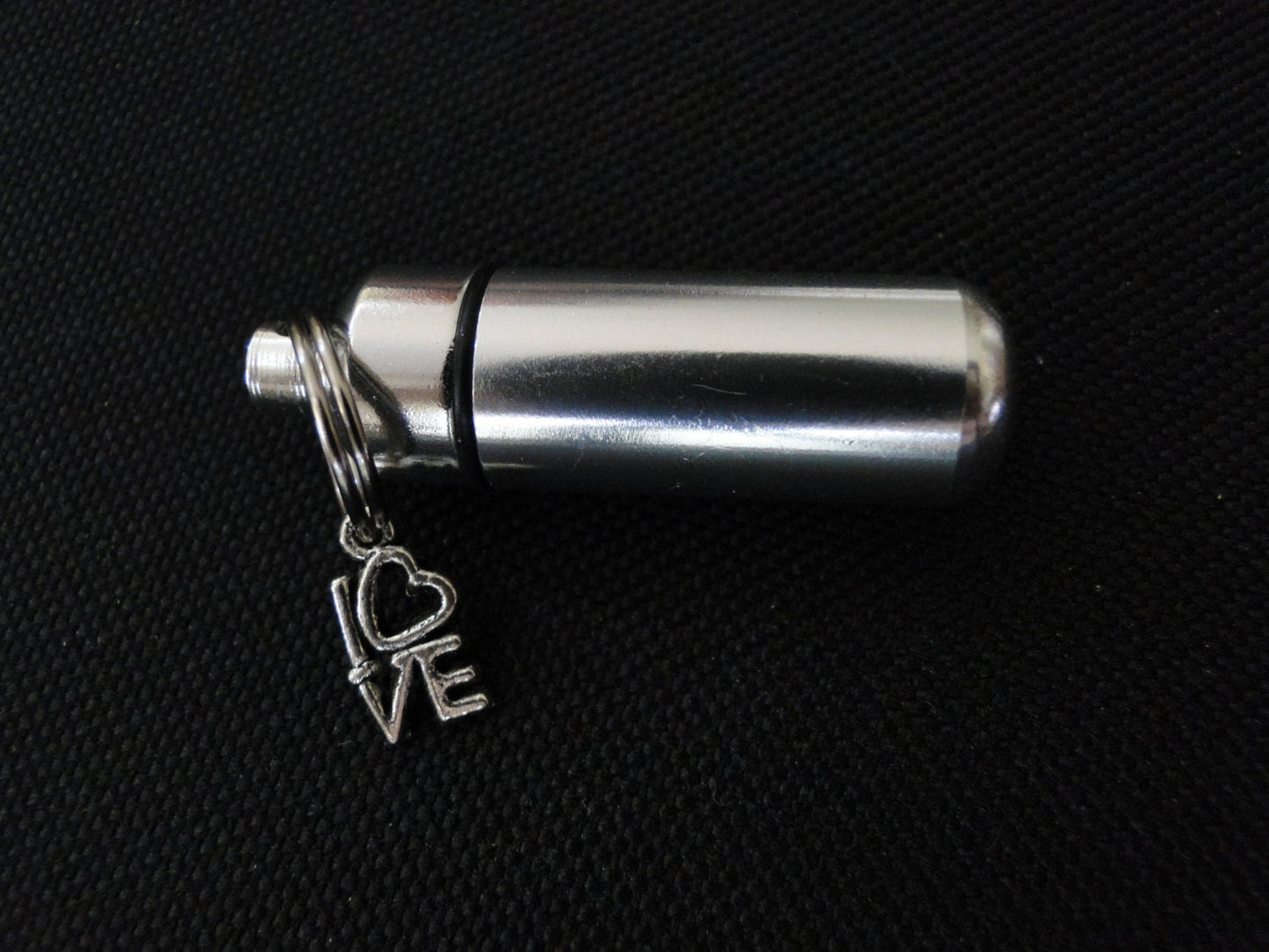 Special Set of TEN Silver CREMATION URN Keepsakes with Love Charm - Mourning Jewelry, Child Urn, Ashes Jewelry, Pet Urn, Personalized Urn