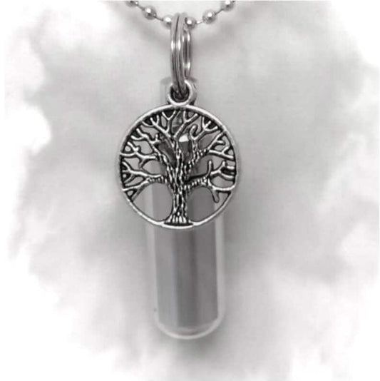 Tree-Of-Life Cremation Urn Necklace – Memorial Keepsake Jewelry