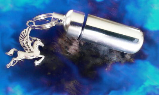 Pegasus Winged Horse Cremation Urn Necklace – Memorial Keepsake