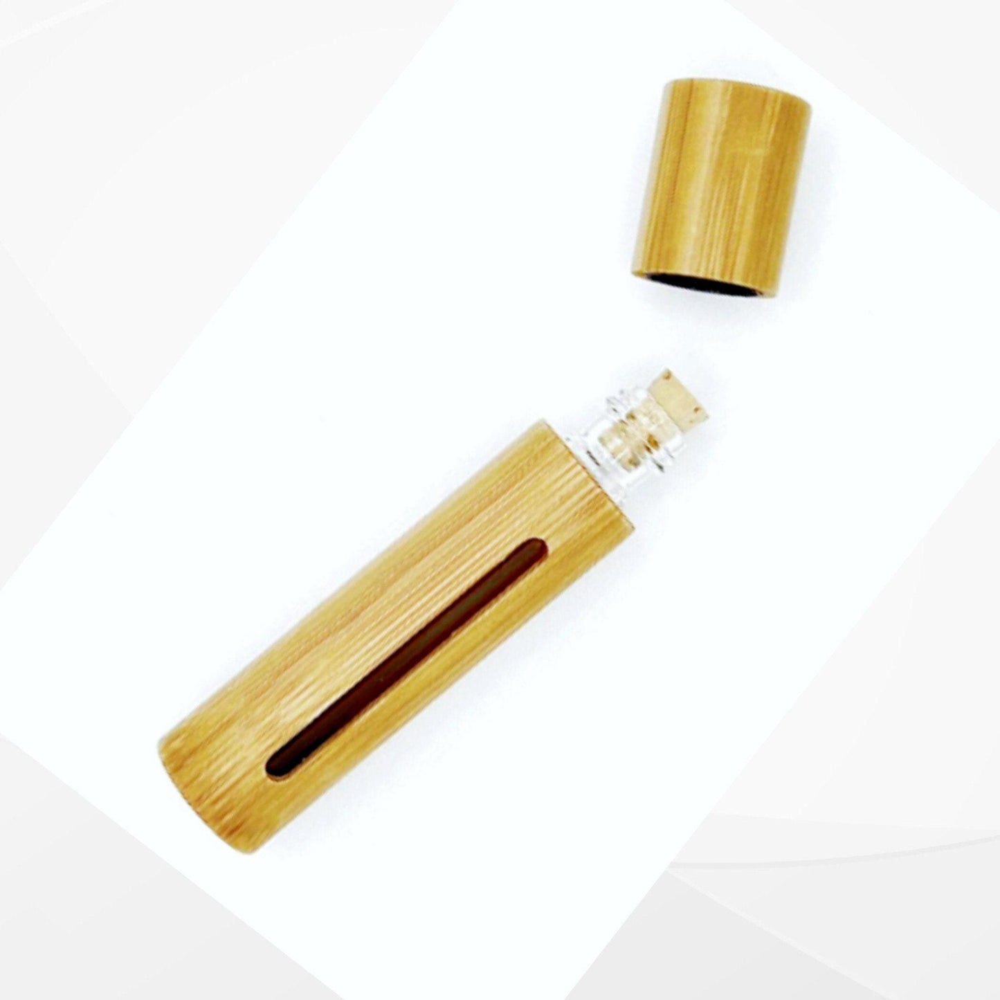 Sandalwood Cremation Urn Scattering Tube, Engraved  'Walk with me Grandpa" - TSA Approved for Travel