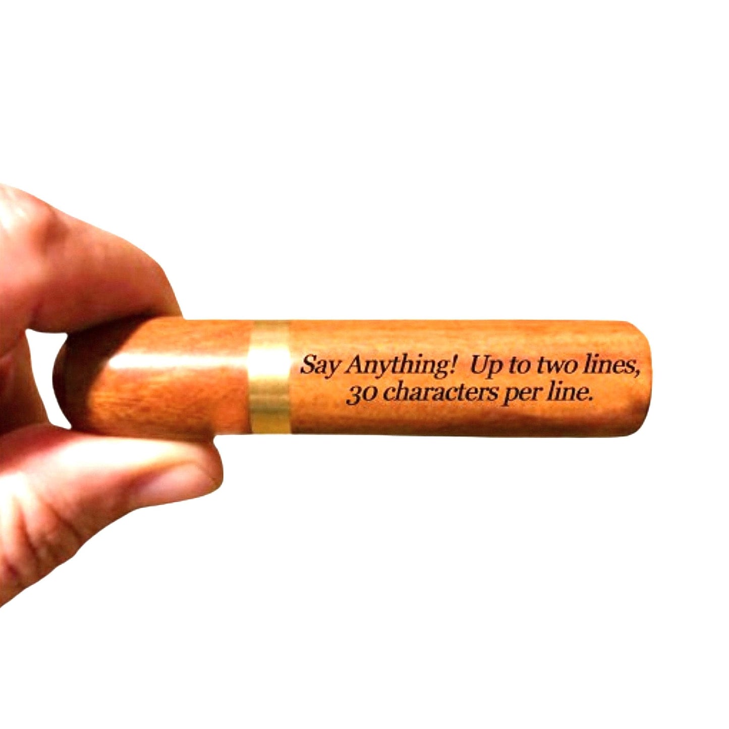 TEN Personalized Laser Engraved Rosewood Cremation Urns/Scattering Tubes - TSA Compliant for Travel