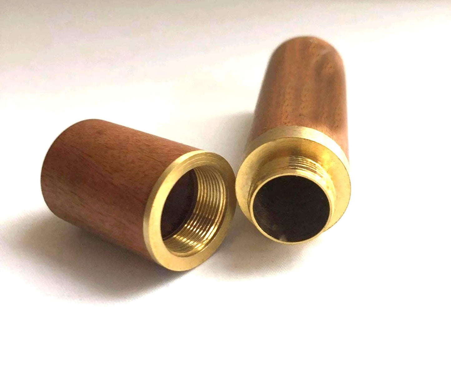 TEN Personalized Laser Engraved Rosewood Cremation Urns/Scattering Tubes - TSA Compliant for Travel