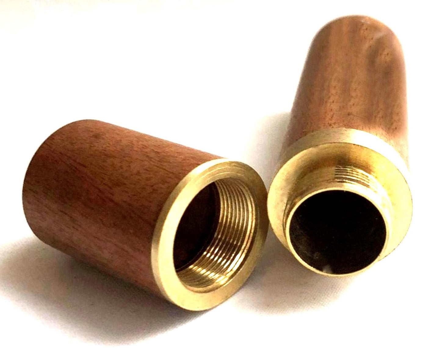 Natural Rosewood Cremation Urn / Scattering Tube - Fits in Pocket/Purse, Perfect for Travel, TSA Compliant, Very Secure - ENGRAVABLE!!