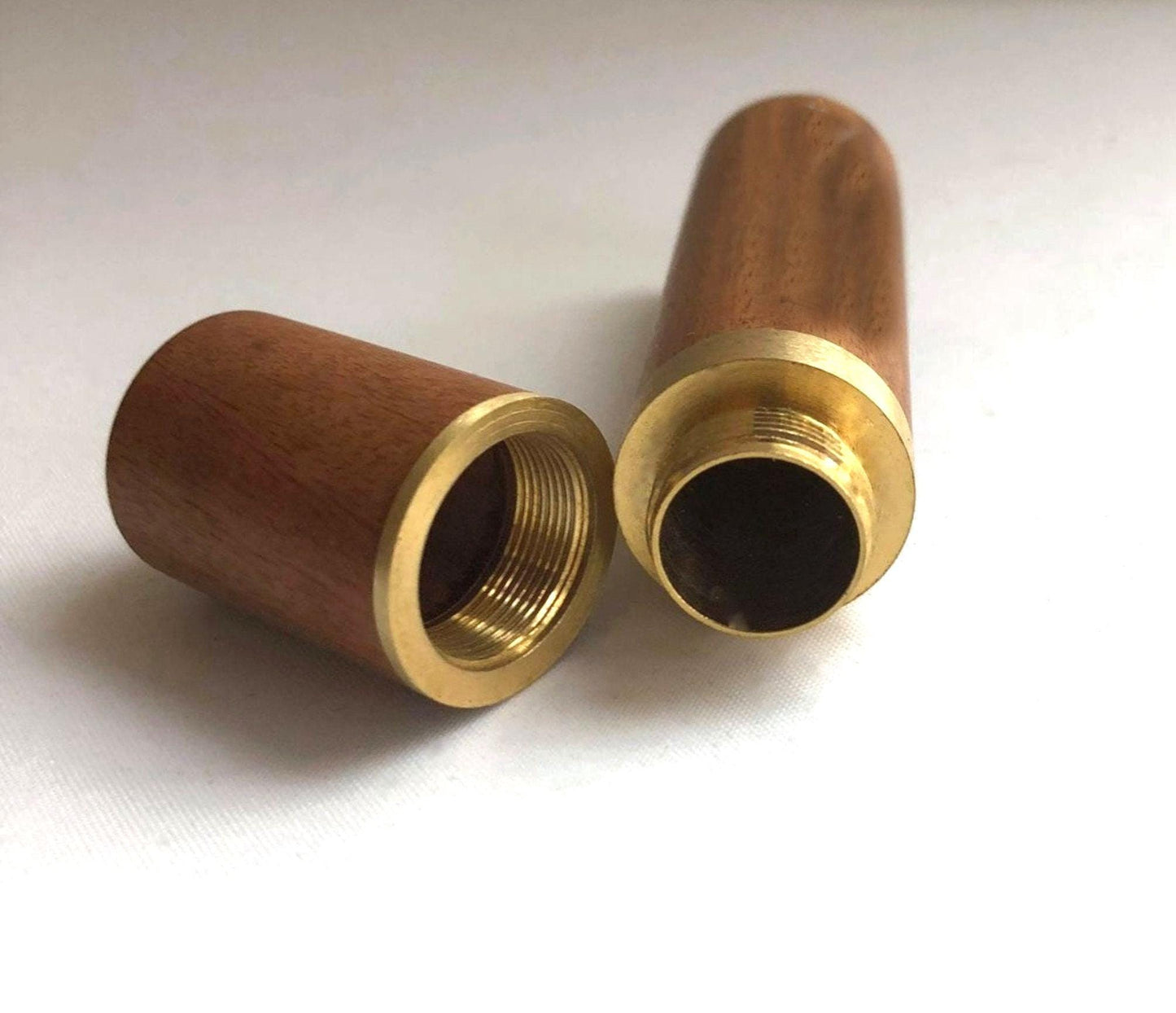 THREE Engraved "Always In My Heart" Rosewood Cremation Urn/Scattering Tubes, TSA Approved