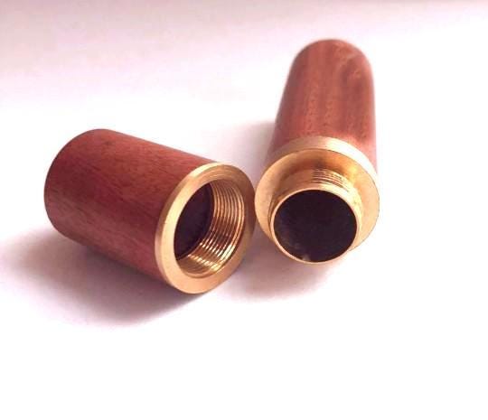 Five Mahogany Urns/Scattering Tubes - Fits in Pocket/Purse, TSA Compliant for travel - ENGRAVING INCLUDED!