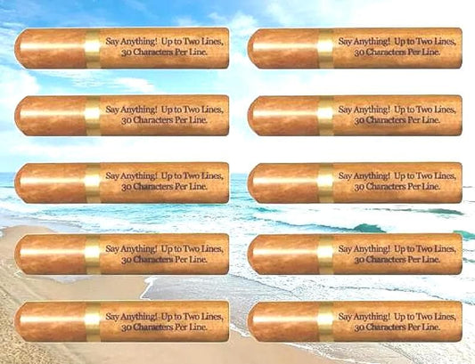 Large Set of TEN Custom Laser Engraved Rosewood Cremation Urns/Scattering Tubes - TSA Approved for Travel