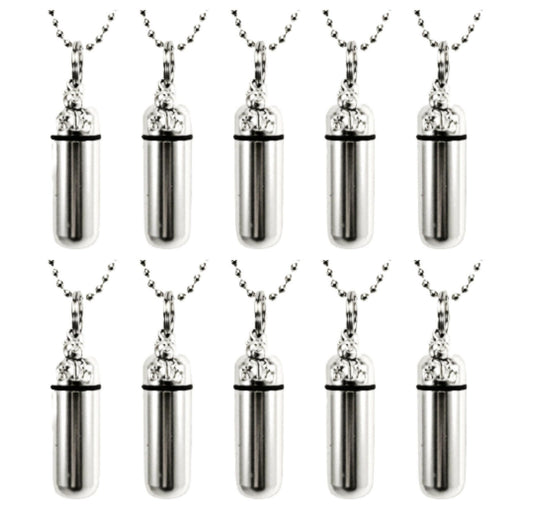 TEN Teddy Bear CREMATION URN Necklaces - Memorial Jewelry, Personalized Urn