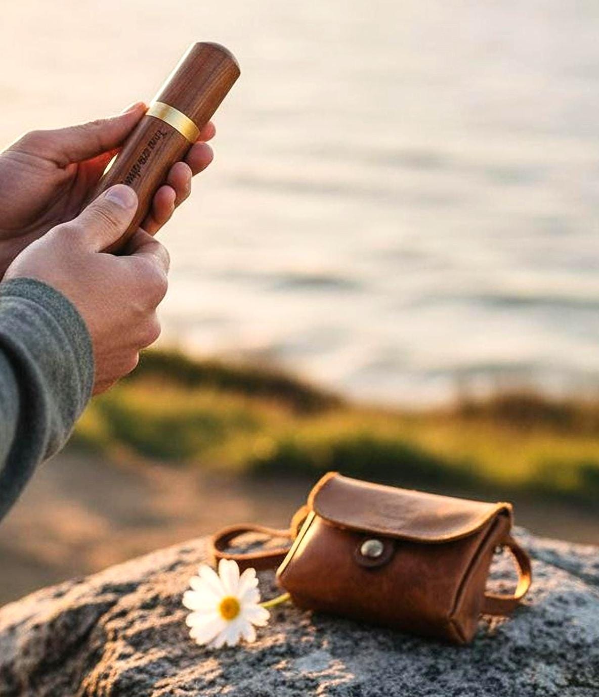 You are Always in my Heart - Rosewood Urn/Scattering Tube - Fits in Pocket, TSA Approved