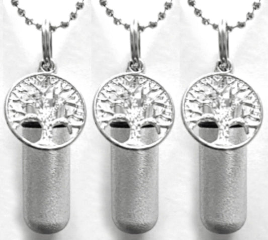THREE Tree Of Life CREMATION NECKLACES - Mourning Jewelry, Loss of Loved One, Custom Engravable!!