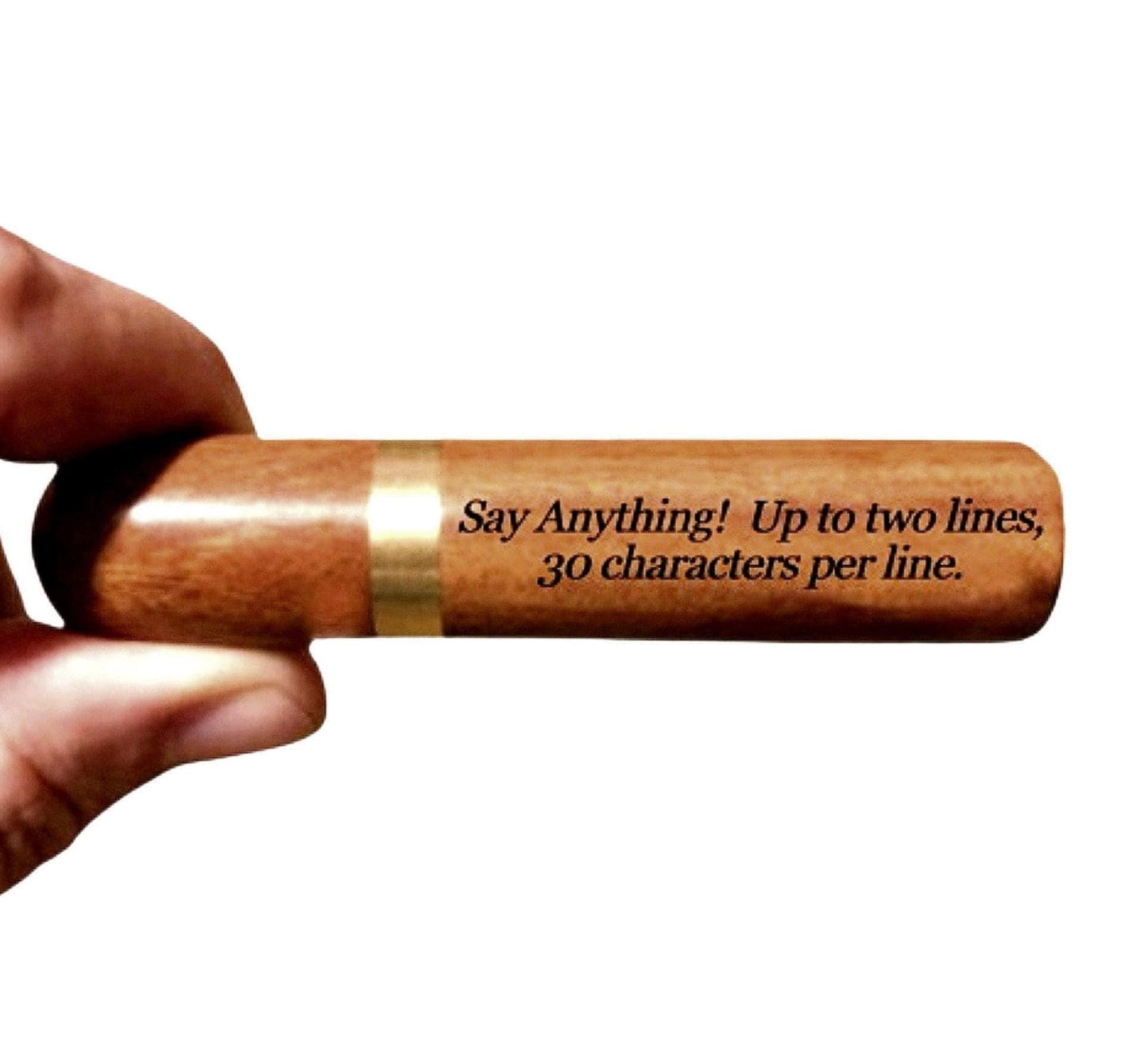 Natural Rosewood Cremation Urn / Scattering Tube - Fits in Pocket/Purse, Perfect for Travel, TSA Compliant, Very Secure - ENGRAVABLE!!