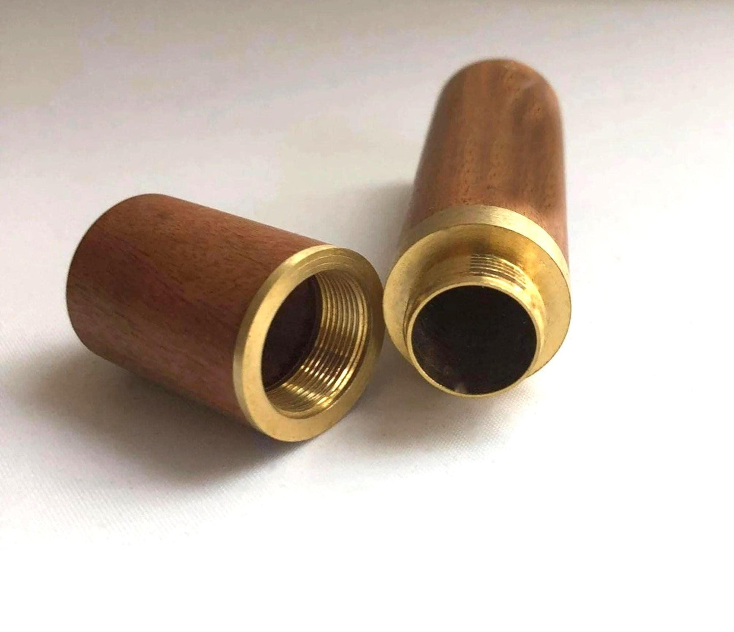 Laser Engraved "I will see you on the other side of the stars" Rosewood Cremation Urn/Scattering Tube - TSA Approved