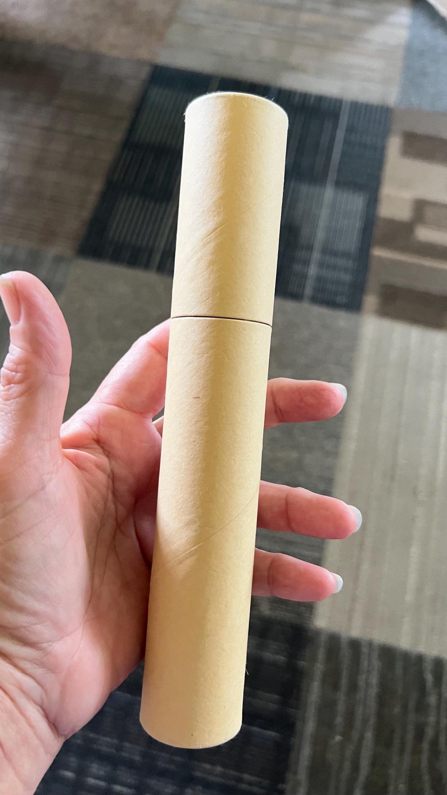 Five Narrow Eco-Friendly Cremation Scattering Tubes w/Telescopic Lids - Natural/Biodegradable - TSA COMPLIANT
