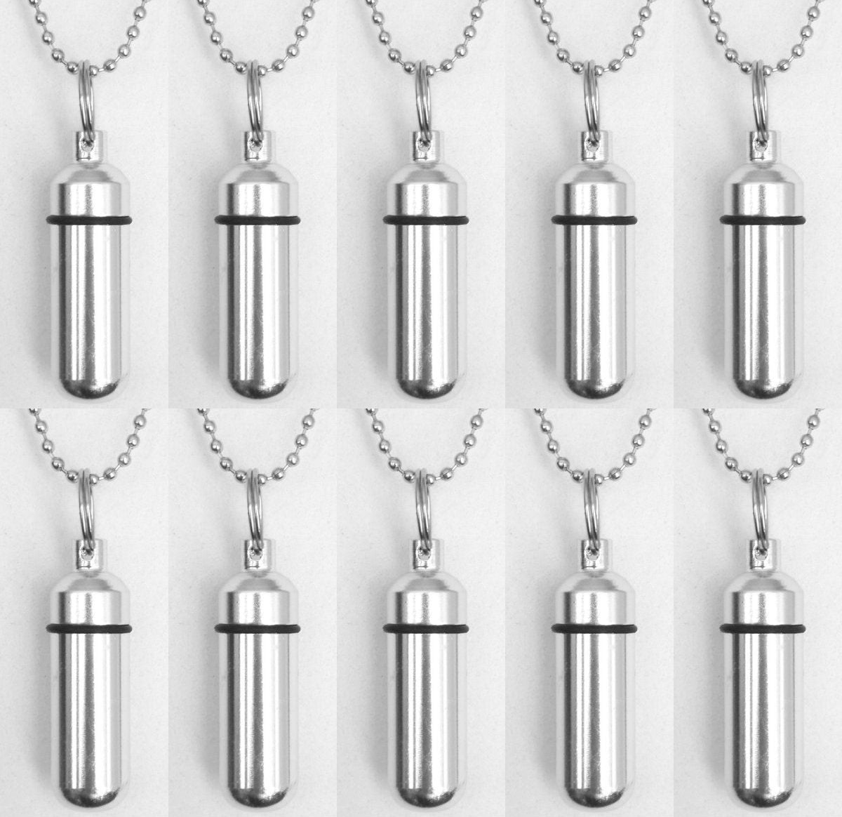 Set of TEN Classic Silver CREMATION URN Necklace with Engraved Hearts, Memorial Jewelry, Urn For Human Ashes, Pet Urn, Personalized Urn