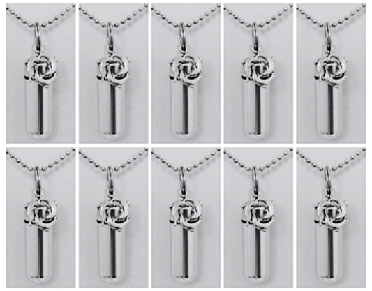 Set of TEN "Circle of Dolphins" CREMATION Urn Necklaces, Mourning Jewelry, Ashes Necklace, Urn Keepsake, Personalized Urn, Memorial Keepsake