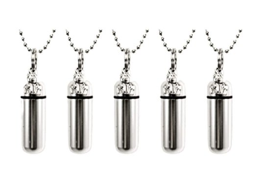 Set of FIVE Teddy Bear Cremation Urn Necklaces - Memorial Jewelry, Child Loss, Urn Keepsake, Ashes Necklace, Baby Urn, Personalized Urn